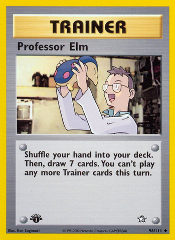 Professor Elm (96/111) [Neo Genesis 1st Edition] - The Mythic Store | 24h Order Processing