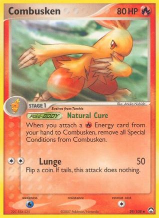 Combusken (29/108) (Stamped) [EX: Power Keepers] - The Mythic Store | 24h Order Processing