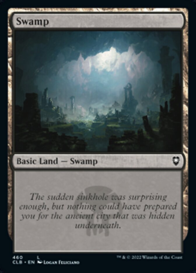 Swamp (460) [Commander Legends: Battle for Baldur's Gate] - The Mythic Store | 24h Order Processing
