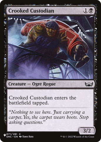 Crooked Custodian [The List] - The Mythic Store | 24h Order Processing