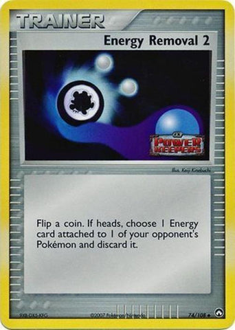 Energy Removal 2 (74/108) (Stamped) [EX: Power Keepers] - The Mythic Store | 24h Order Processing
