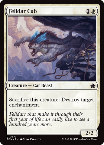 Felidar Cub [Foundations] - The Mythic Store | 24h Order Processing