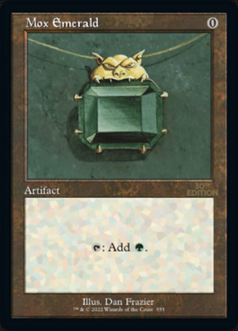 Mox Emerald (Retro) [30th Anniversary Edition] - The Mythic Store | 24h Order Processing