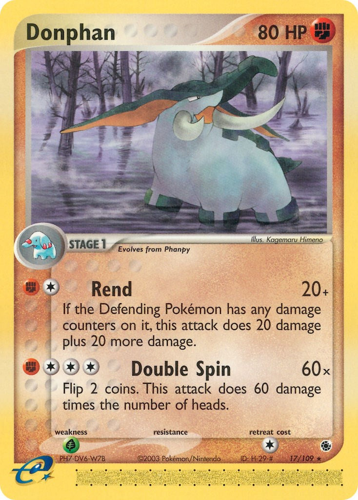 Donphan (17/109) [EX: Ruby & Sapphire] - The Mythic Store | 24h Order Processing