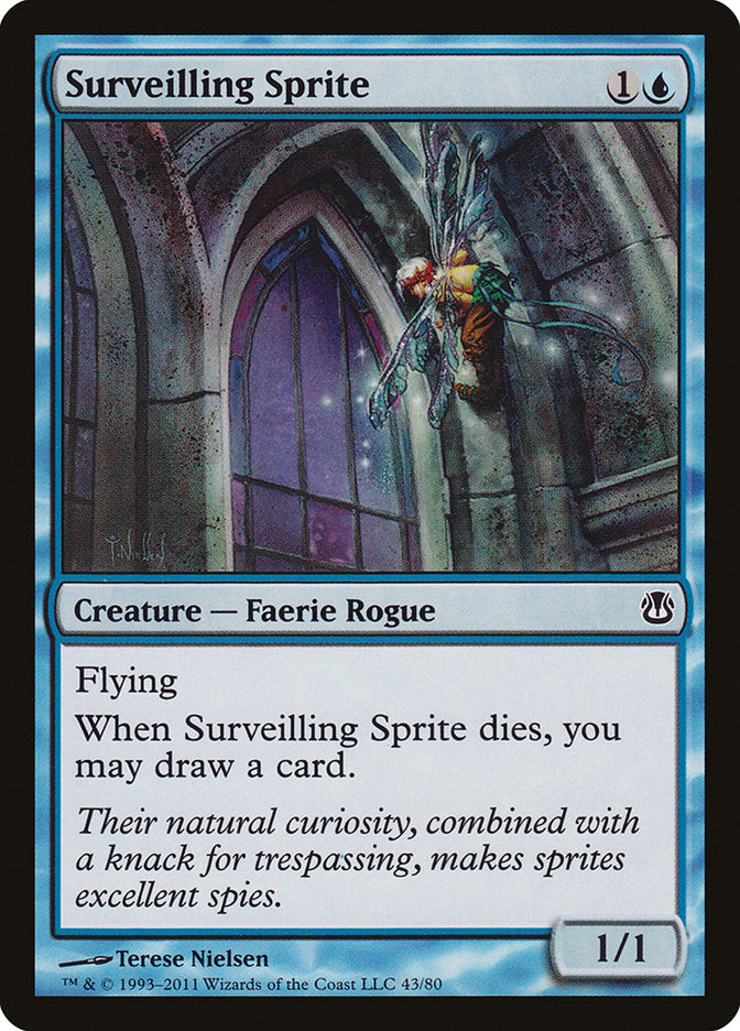 Surveilling Sprite [Duel Decks: Ajani vs. Nicol Bolas] - The Mythic Store | 24h Order Processing