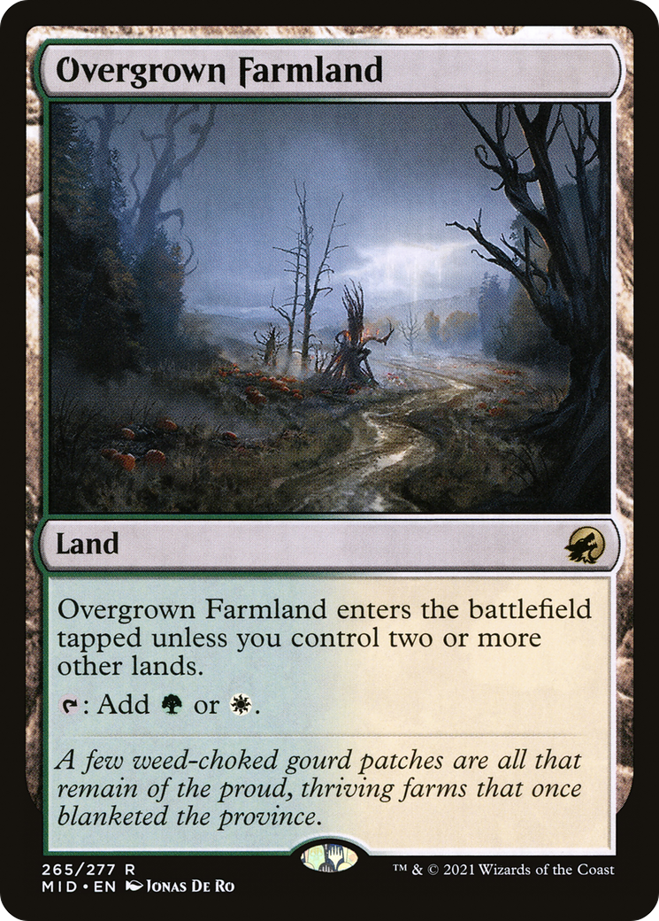 Overgrown Farmland [Innistrad: Midnight Hunt] - The Mythic Store | 24h Order Processing