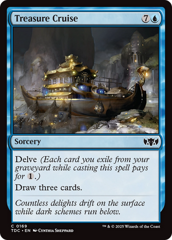 Treasure Cruise [Tarkir: Dragonstorm Commander] - The Mythic Store | 24h Order Processing