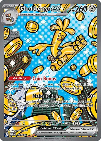 Gholdengo ex (164/131) [Scarlet & Violet: Prismatic Evolutions] - The Mythic Store | 24h Order Processing