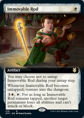 Immovable Rod (Extended Art) [Dungeons & Dragons: Adventures in the Forgotten Realms Commander] - The Mythic Store | 24h Order Processing