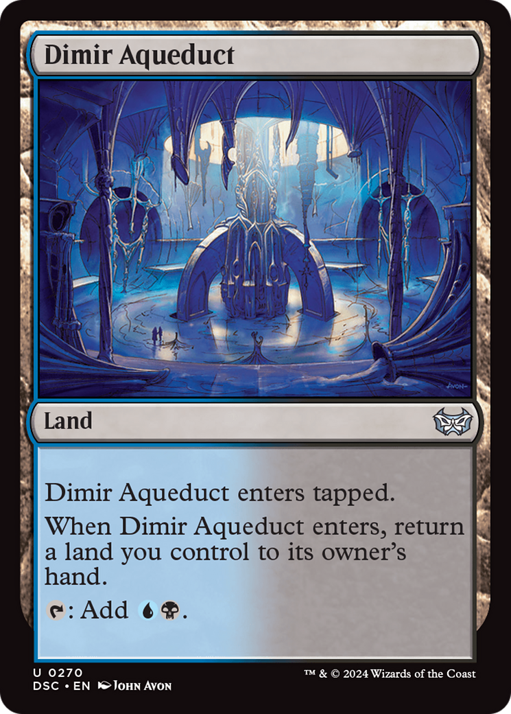 Dimir Aqueduct [Duskmourn: House of Horror Commander] - The Mythic Store | 24h Order Processing