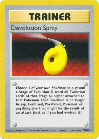 Devolution Spray (72/102) [Base Set Shadowless Unlimited] - The Mythic Store | 24h Order Processing