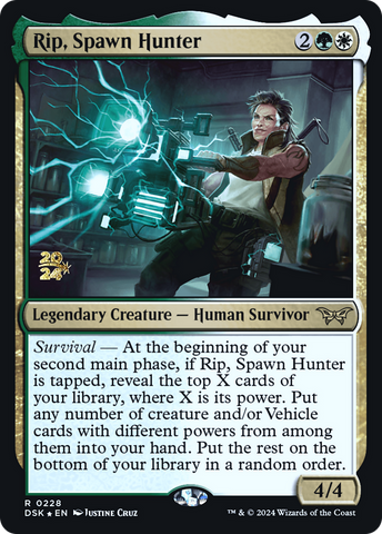 Rip, Spawn Hunter [Duskmourn: House of Horror Prerelease Promos] - The Mythic Store | 24h Order Processing