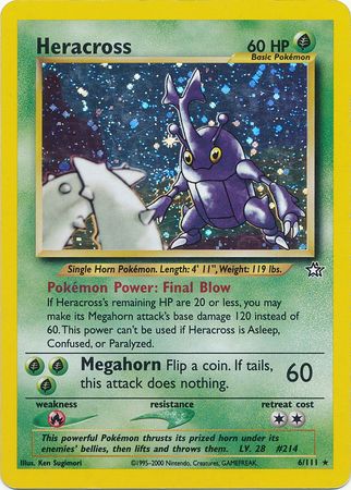 Heracross (6/111) [Neo Genesis Unlimited] - The Mythic Store | 24h Order Processing