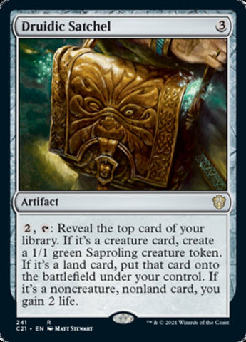 Druidic Satchel [Commander 2021] - The Mythic Store | 24h Order Processing