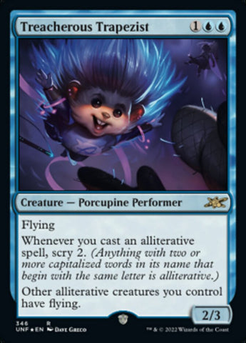 Treacherous Trapezist (Galaxy Foil) [Unfinity] - The Mythic Store | 24h Order Processing