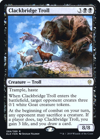 Clackbridge Troll [Throne of Eldraine Prerelease Promos] - The Mythic Store | 24h Order Processing
