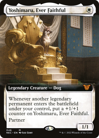 Yoshimaru, Ever Faithful (Extended Art) [Kamigawa: Neon Dynasty Commander] - The Mythic Store | 24h Order Processing