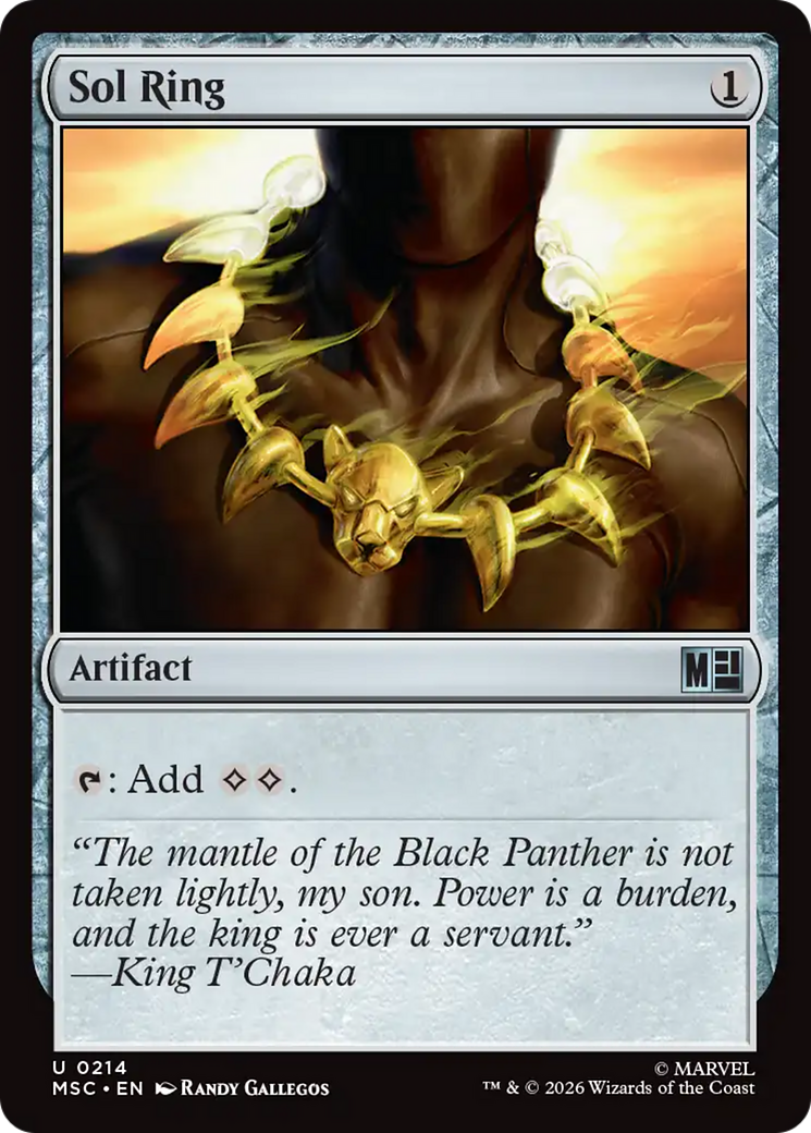 Sol Ring (0214) [Marvel Super Heroes Commander] - The Mythic Store | 24h Order Processing
