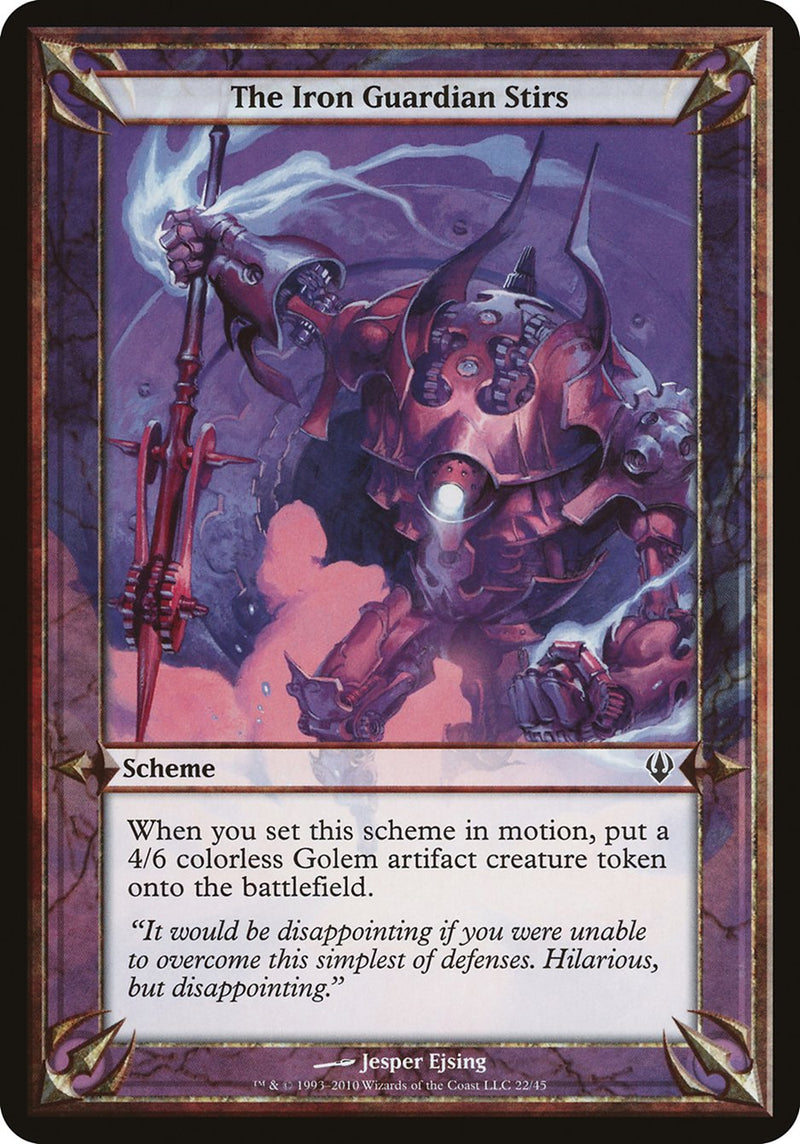 The Iron Guardian Stirs (Schemes) [Archenemy Schemes] - The Mythic Store | 24h Order Processing