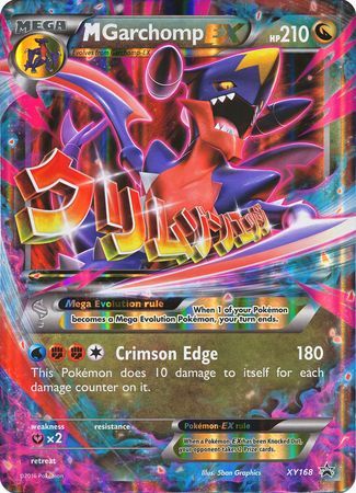 M Garchomp EX (XY168) (Jumbo Card) [XY: Black Star Promos] - The Mythic Store | 24h Order Processing