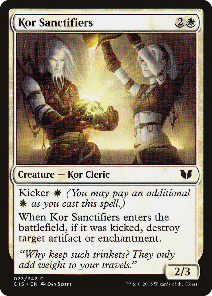Kor Sanctifiers [Commander 2015] - The Mythic Store | 24h Order Processing