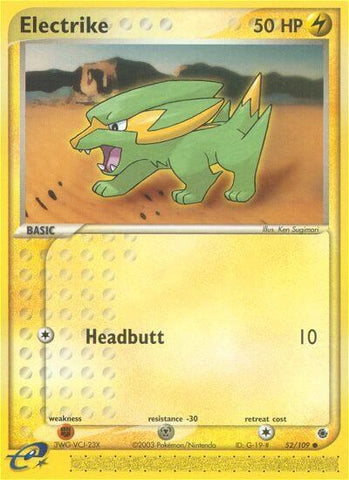 Electrike (52/109) [EX: Ruby & Sapphire] - The Mythic Store | 24h Order Processing