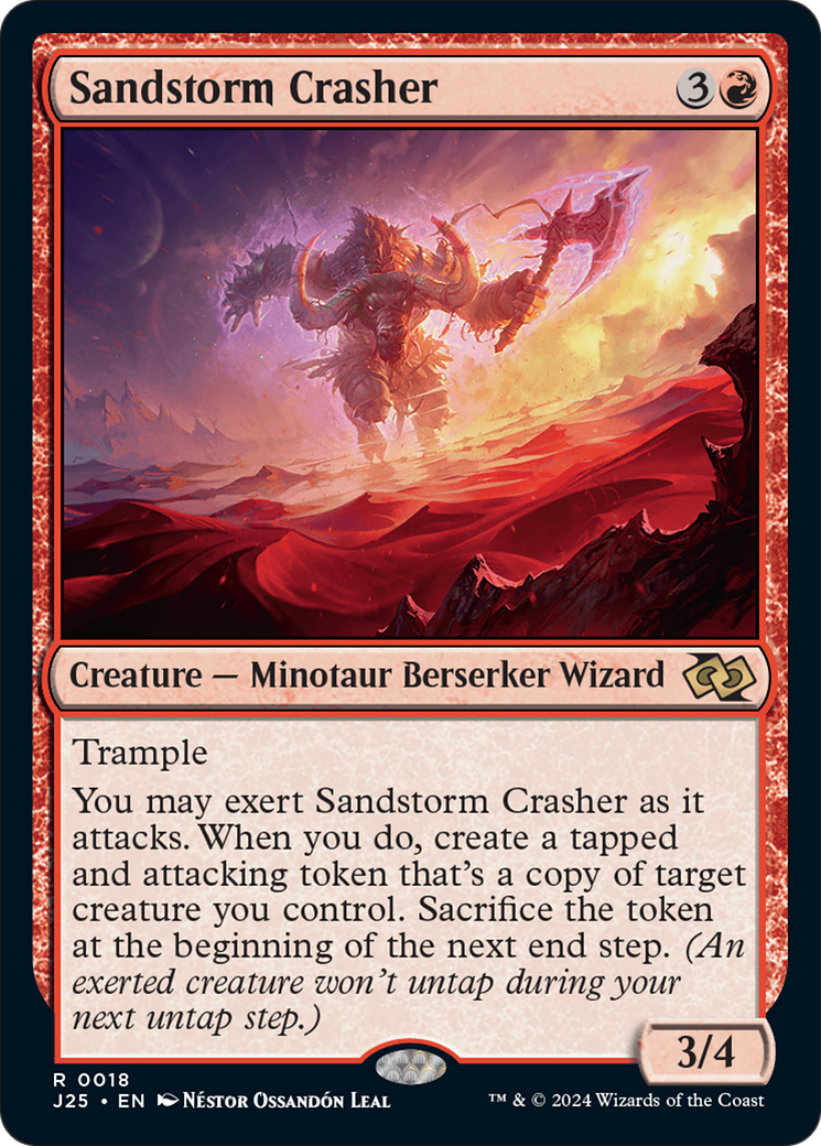 Sandstorm Crasher [Foundations Jumpstart] - The Mythic Store | 24h Order Processing