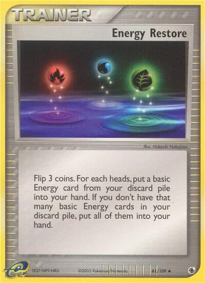 Energy Restore (81/109) [EX: Ruby & Sapphire] - The Mythic Store | 24h Order Processing