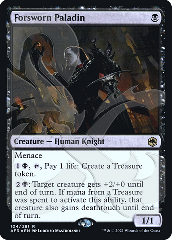 Forsworn Paladin (Ampersand Promo) [Dungeons & Dragons: Adventures in the Forgotten Realms Promos] - The Mythic Store | 24h Order Processing