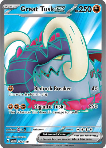Great Tusk ex (230/198) [Scarlet & Violet: Base Set] - The Mythic Store | 24h Order Processing