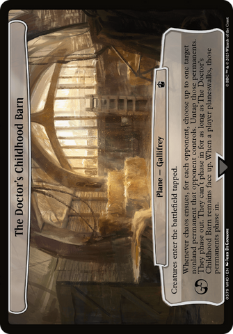 The Doctor's Childhood Barn [Doctor Who] - The Mythic Store | 24h Order Processing