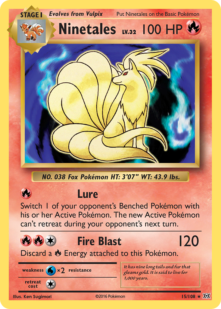 Ninetales (15/108) [XY: Evolutions] - The Mythic Store | 24h Order Processing