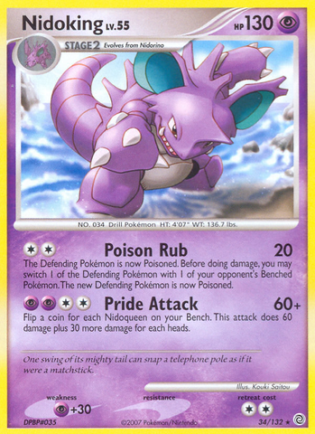 Nidoking (34/132) [Diamond & Pearl: Secret Wonders] - The Mythic Store | 24h Order Processing