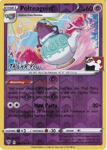Polteageist (083/189) (Thank You Promo) [Sword & Shield: Darkness Ablaze] - The Mythic Store | 24h Order Processing