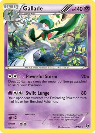 Gallade (61/135) [Black & White: Plasma Storm] - The Mythic Store | 24h Order Processing