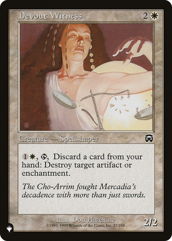 Devout Witness [The List] - The Mythic Store | 24h Order Processing