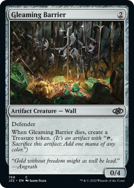 Gleaming Barrier [Jumpstart 2022] - The Mythic Store | 24h Order Processing