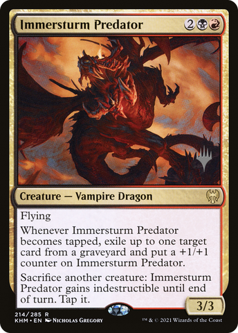 Immersturm Predator (Promo Pack) [Kaldheim Promos] - The Mythic Store | 24h Order Processing