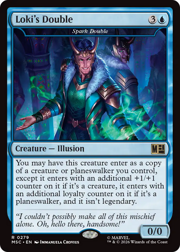 Loki's Double - Spark Double (Surge Foil) [Marvel Super Heroes Commander] - The Mythic Store | 24h Order Processing