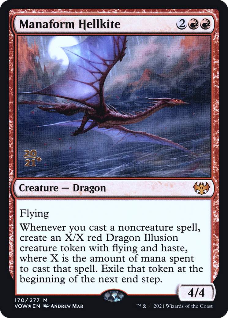 Manaform Hellkite [Innistrad: Crimson Vow Prerelease Promos] - The Mythic Store | 24h Order Processing