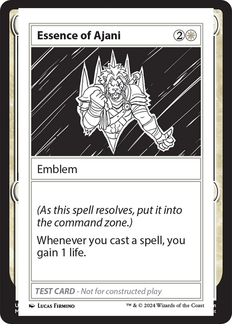 Essence of Ajani [Mystery Booster 2 Playtest Cards] - The Mythic Store | 24h Order Processing