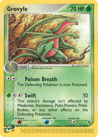 Grovyle (31/109) [EX: Ruby & Sapphire] - The Mythic Store | 24h Order Processing