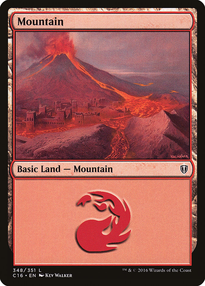 Mountain (348) [Commander 2016] - The Mythic Store | 24h Order Processing