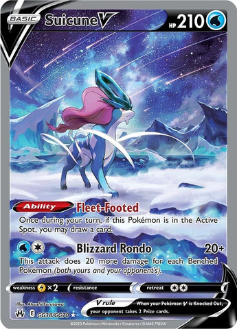 Suicune V (GG38/GG70) [Sword & Shield: Crown Zenith] - The Mythic Store | 24h Order Processing