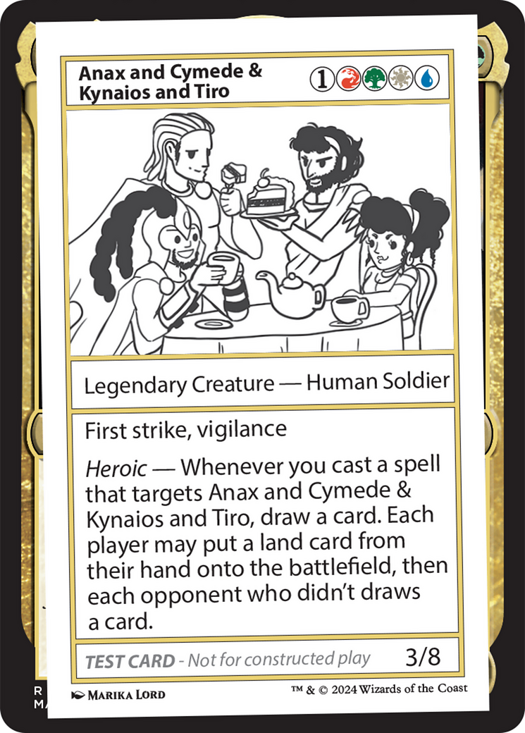 Anax and Cymede & Kynaios and Tiro [Mystery Booster 2 Playtest Cards] - The Mythic Store | 24h Order Processing