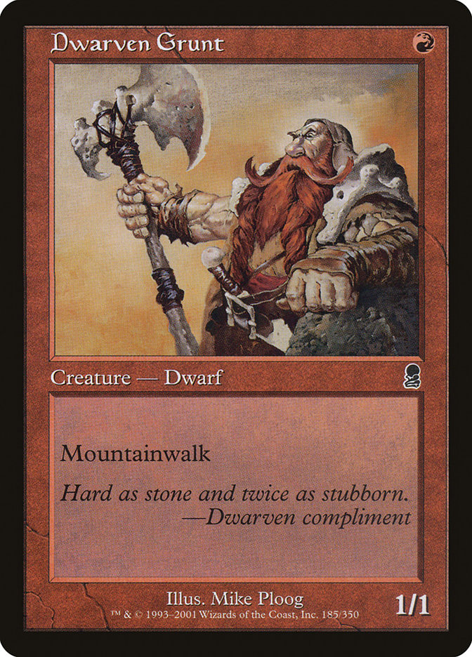 Dwarven Grunt [Odyssey] - The Mythic Store | 24h Order Processing
