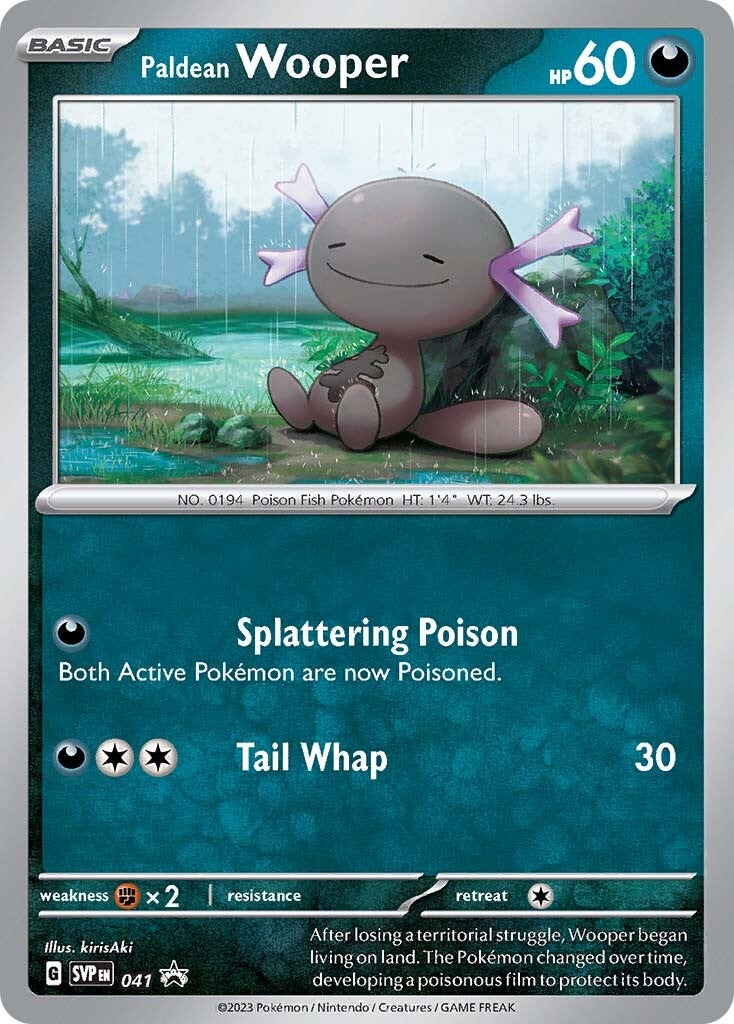 Paldean Wooper (041) [Scarlet & Violet: Black Star Promos] - The Mythic Store | 24h Order Processing