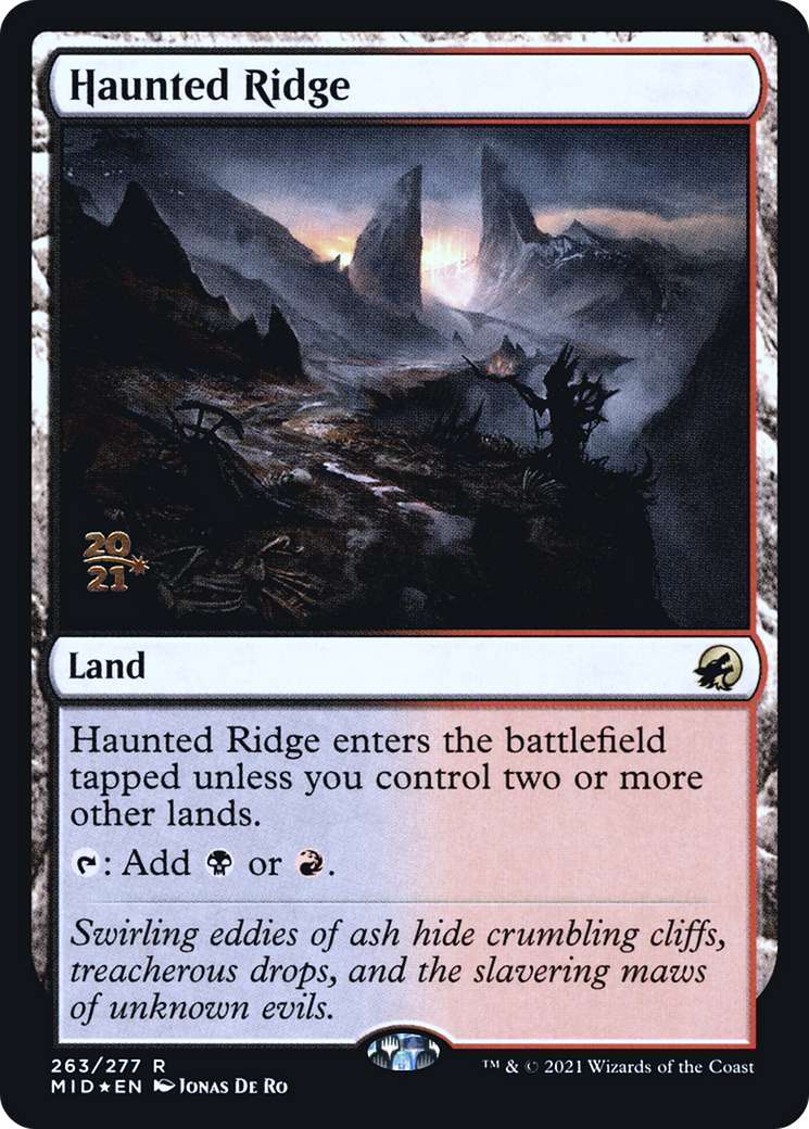 Haunted Ridge [Innistrad: Midnight Hunt Prerelease Promos] - The Mythic Store | 24h Order Processing