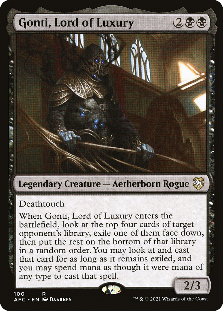 Gonti, Lord of Luxury [Dungeons & Dragons: Adventures in the Forgotten Realms Commander] - The Mythic Store | 24h Order Processing