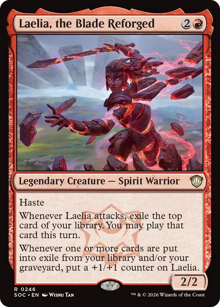 Laelia, the Blade Reforged [Secrets of Strixhaven Commander] - The Mythic Store | 24h Order Processing